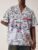 🛒TOM & JERRY X SHEIN Camisa de Manga Curta com Botões na Frente e Estampa Completa, Moda Masculina, Verão