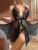 🛒Conjunto de Lingerie Sexy Feminino com Renda de Cor Sólida YJC0856