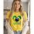 🛒Camiseta Blusa Copa Brasil Feminina Coração Brilhante Brasil Estilosa 2026 100% Algodão