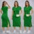 Vestido Envio Rápido MIDI casual fenda lateral e bolso charme e elegancia em uma só peça
