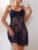 🛒SHEIN Camisola Halterneck Verão Sexy com Renda em Cor Lisa