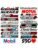 🛒Kit 20 Adesivos Frases Carro Moto Bike Bag Caderno Notebook Sticker Cartela 100+ vendido