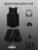 🛒Manfinity Sport Corelite Conjunto Esportivo Masculino Regata e Shorts, Roupas de Academia Minimalistas e da Moda, Adequado para o Verão, Conjunto de Academia Masculino, Roupas de Academia de Verão, Conjunto de Academia Preto, Conjunto de Corrida Academia, Conjunto de Treino