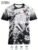🛒Camisa de Futebol Estilo Anime Japonês para Homens e Camisa Esportiva de Gola Redonda com Padrão de Guerreiro Panda, Tecido Tricotado Respirável e Absorvente de Suor, com Estampa de Padrão Panda e Cultura Samurai Japonesa, Adequada para Treinos da Seleção Nacional do Japão e Uso Casual, com Significado Comemorativo para Fãs Japoneses, Branca, Esportes de Primavera